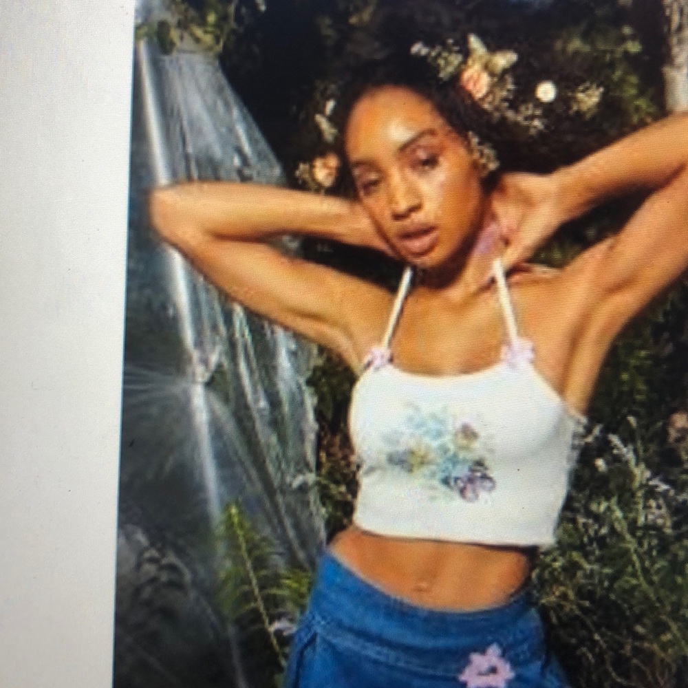 Sugar thrillz butterfly tank with pink bows
